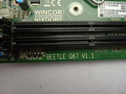 Wincor Beetle Q67 version 1.1 Motherboard - 01750236544 DDR3  LGA 1155