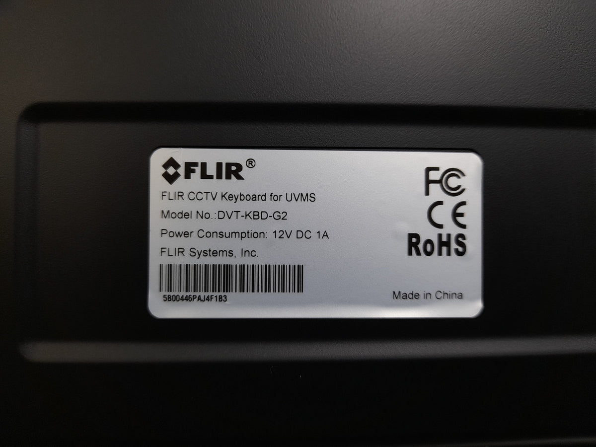FLIR DVT-KBD-G2 CCTV Keyboard for UVMS
