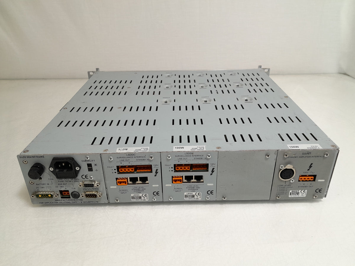 ASL V400 Modular Power Amplifier - With 2x lSDDC + 1x SSINT Interface Cards For Spares & Repairs