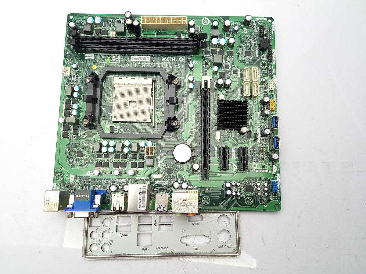 MSI MS-7800 SOCKET FM2 DDR3 Motherboard with I/O Shield