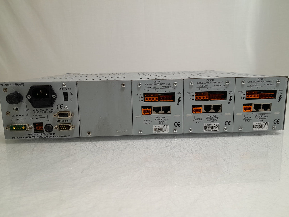 ASL V400 Modular Power Amplifier - With 3x lSDDC Interface Cards For Spares & Repairs