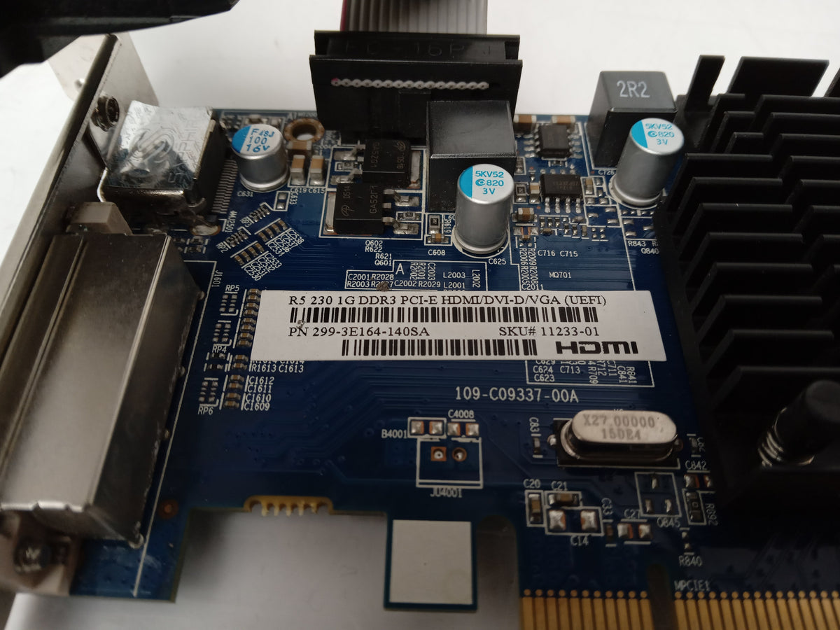 Sapphire AMD Radeon R5 230 1GB DDR3 PCIe Video Graphics Card 299-3E164-140SA
