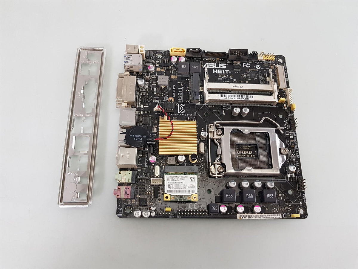 ASUS H81T Socket LGA1150 DDR3L Mini-ITX Motherboard with I/O Shield