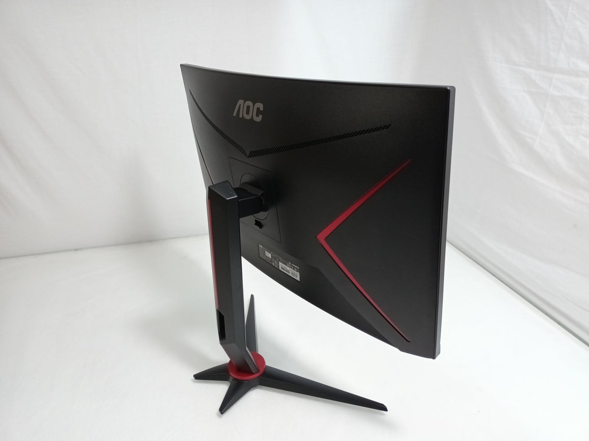 AOC C27G2ZU/BK 27" HDMI DP 1920x1080 Curved Gaming Monitor With Stand, PSU & HDMI Cable