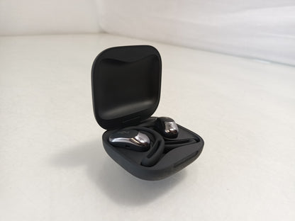 Shokz OpenFit Air Black Wireless Shokz OpenFit Air Black Open-Ear Wireless Bluetooth Earphones with Charging CaseEarphones - With Case