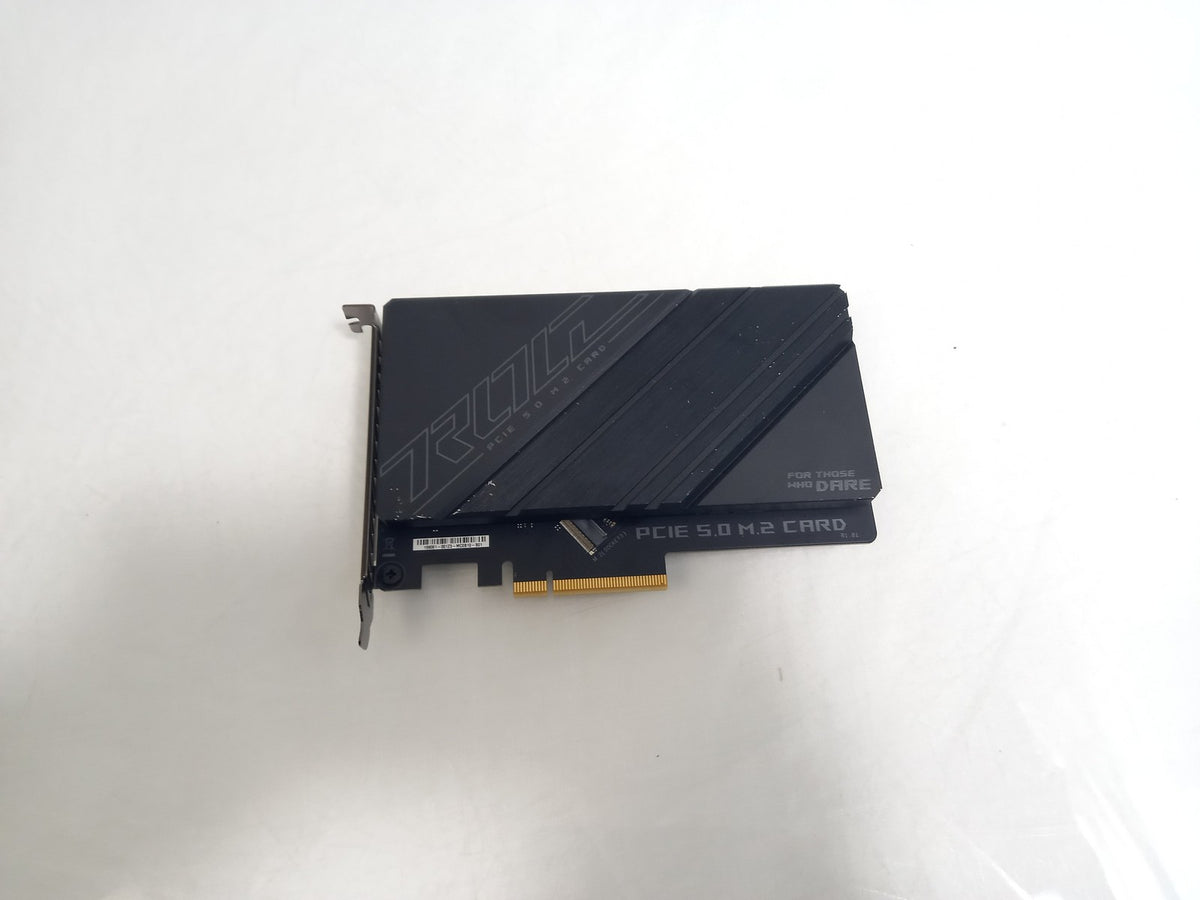 ASUS ROG PCIE 5.0 M.2 CARD NVME GEN 5 PCIe Adapter Card