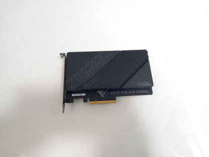 ASUS ROG PCIE 5.0 M.2 CARD NVME GEN 5 PCIe Adapter Card