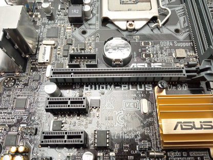 ASUS H110M-Plus Socket LGA1151 DDR4 MicroATX Motherboard with I/O Shield