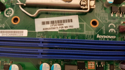 Lenovo ThinkCentre Edge 72 LGA1155 Motherboard 03T6677 + I/O