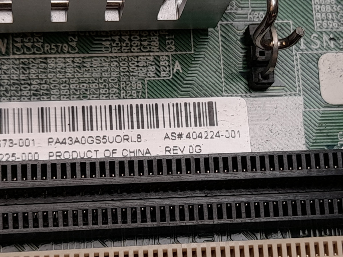 HP DC7700 Socket LGA775 DDR2 PCI-E Motherboard With Tray 404673-001 404224-001