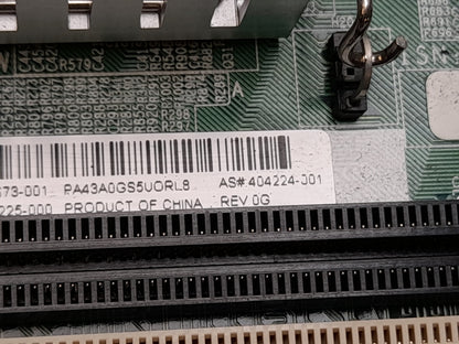 HP DC7700 Socket LGA775 DDR2 PCI-E Motherboard With Tray 404673-001 404224-001