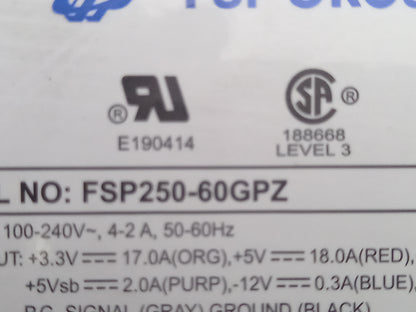FSP Group FSP250-60GPZ 250W Power Supply Unit
