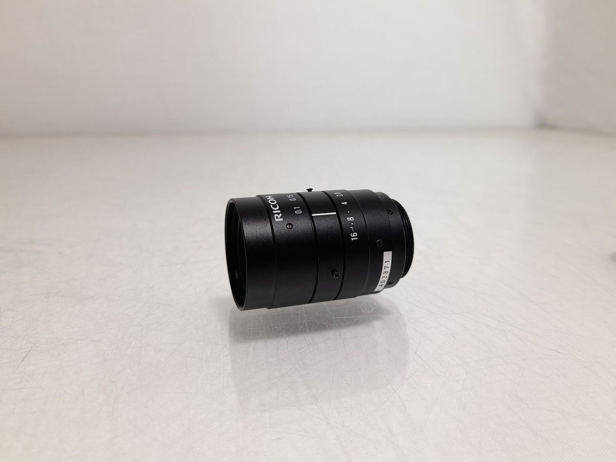 Ricoh FL-CC1218-5MX 2/3" 12mm F1.8 Manual Iris C-Mount Lens, Low Distortion, High Contrast, 5 Megapixel Rated