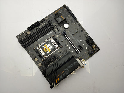 ASUS TUF GAMING A620M-PLUS WIFI AM5 DDR5 Motherboard With I/O Shield- Faulty