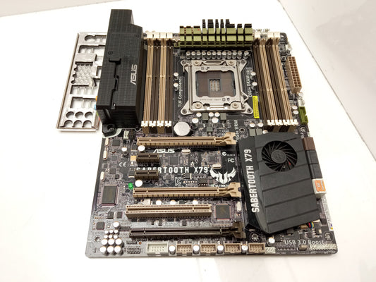 ASUS Sabertooth X79 Socket LGA2011 DDR3 Motherboard With I/O Shield Sabertooth X79 - Faulty