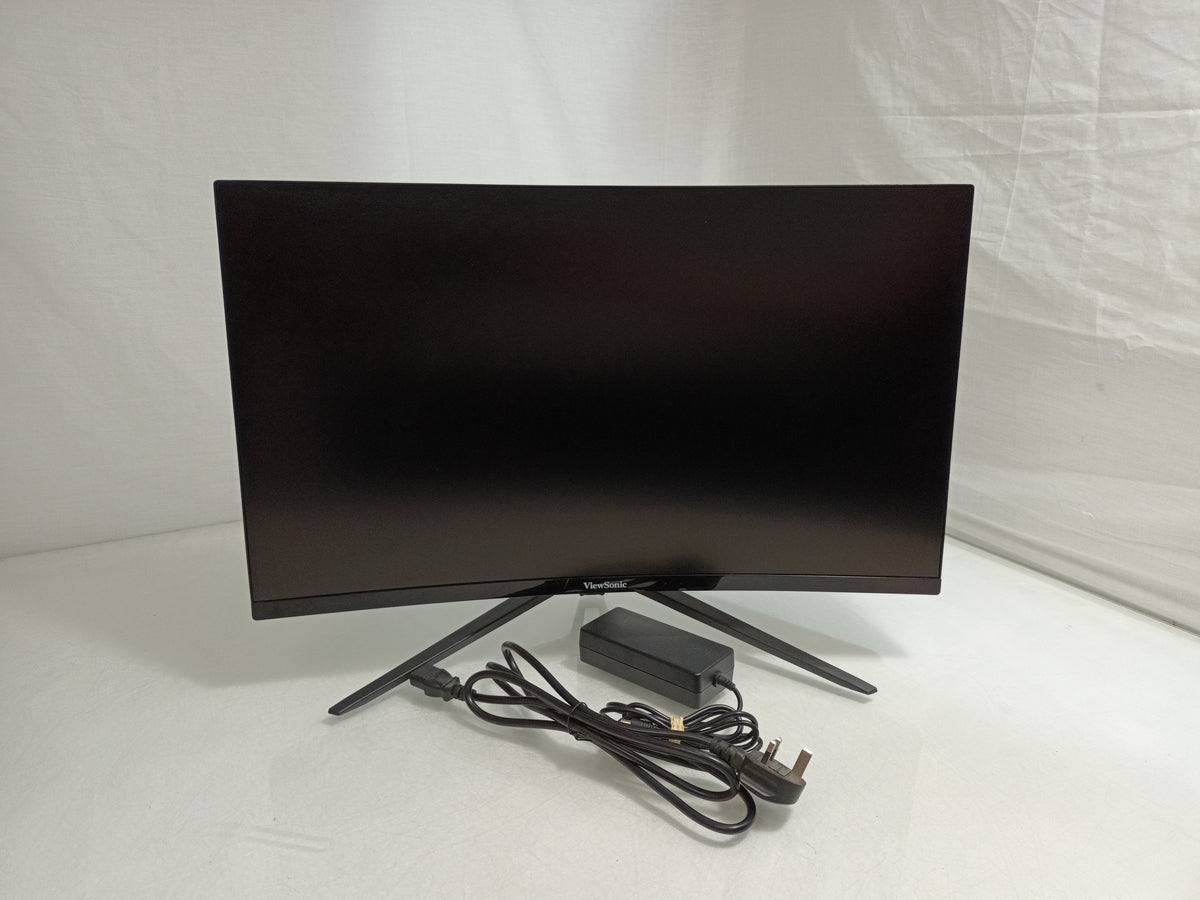ViewSonic VX2718-PC-MHDJ 27" HDMI DP 1920x1080 Curved Gaming Monitor With Stand & PSU