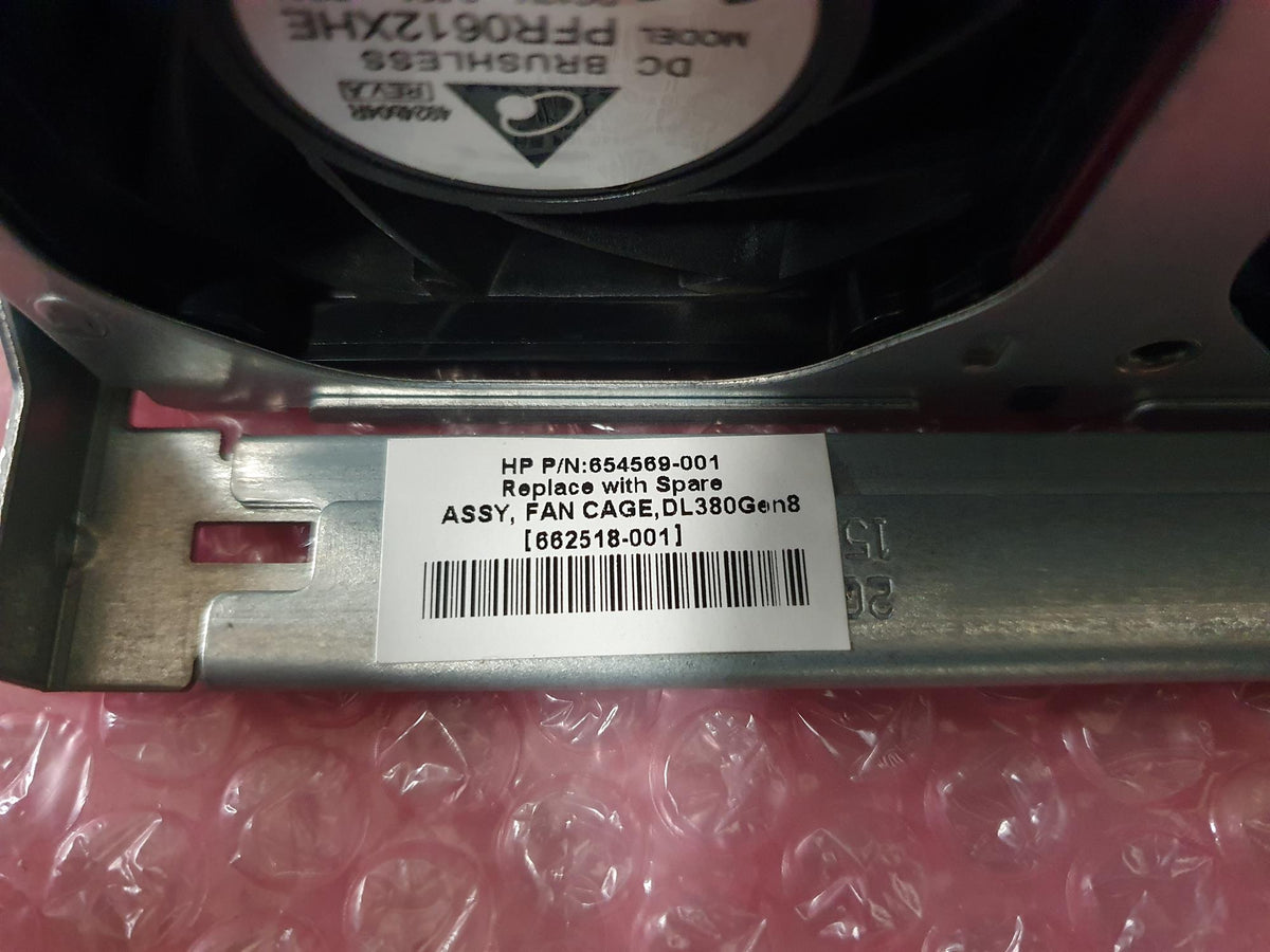 HP ProLiant DL380P Gen8 Server Fan Cage Assembly 654569-001 662518-001