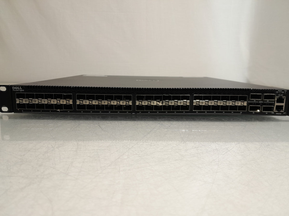 Dell Force10 S4810P-AC 48 Port 10GbE Network Switch w/ 4x 40GbE QSFP+ Ports