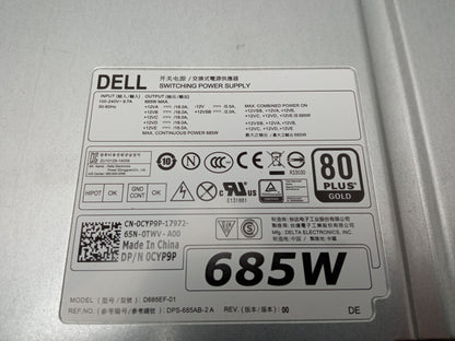 Dell Precision T5810 T7910 685W Power Supply Unit 0CYP9P CYP9P