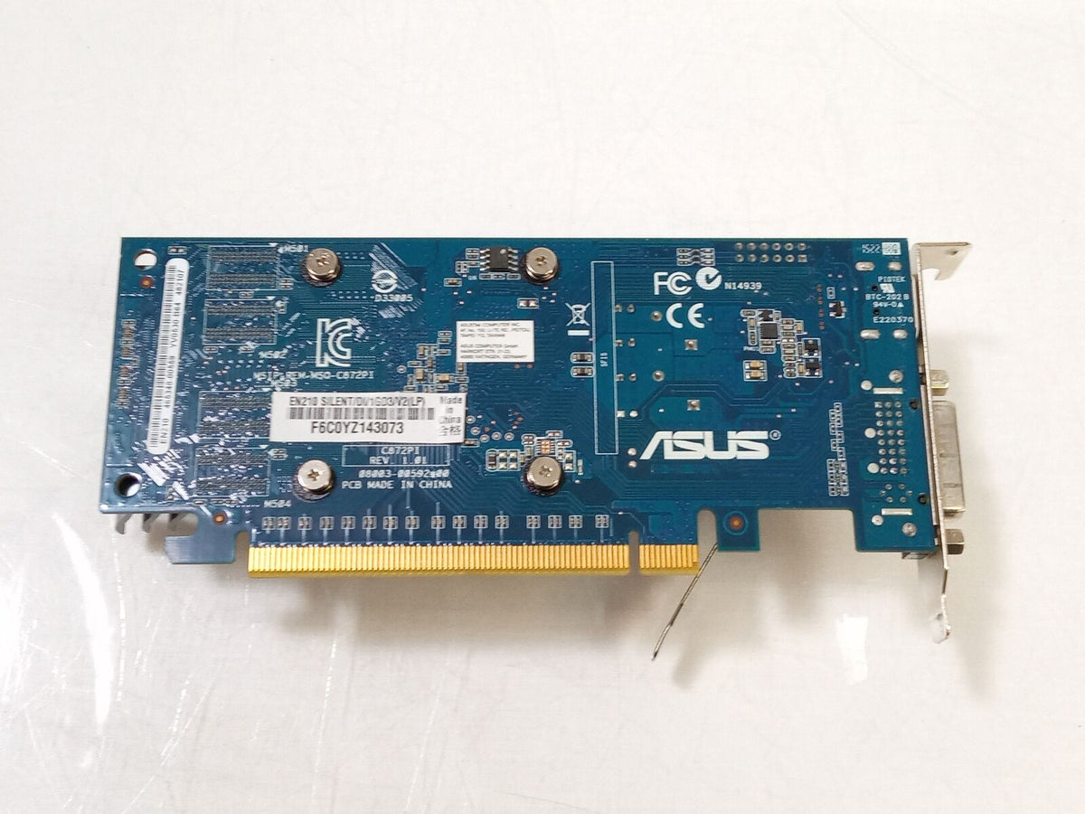 ASUS EN210 SILENT/DI/1GD3/V2(LP) PCIe VGA DVI-D HDMI LP Video Graphics Card