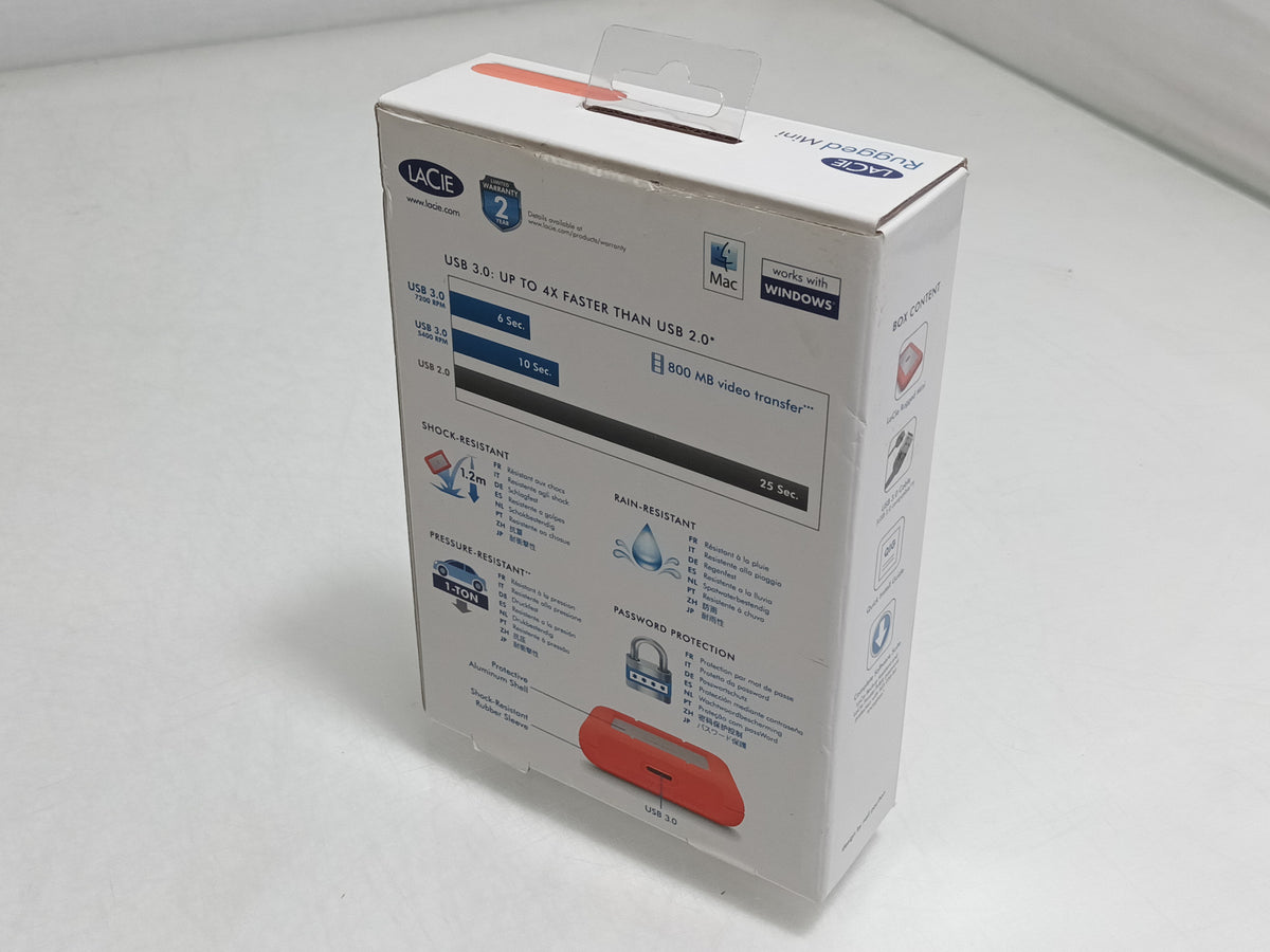 LaCie Rugged Mini 4TB External Hard Drive LAC9000633