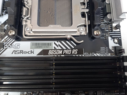(SPARES)ASRock B650M PRO RS Socket AM5 DDR5 M-ATX Motherboard With I/O Shield