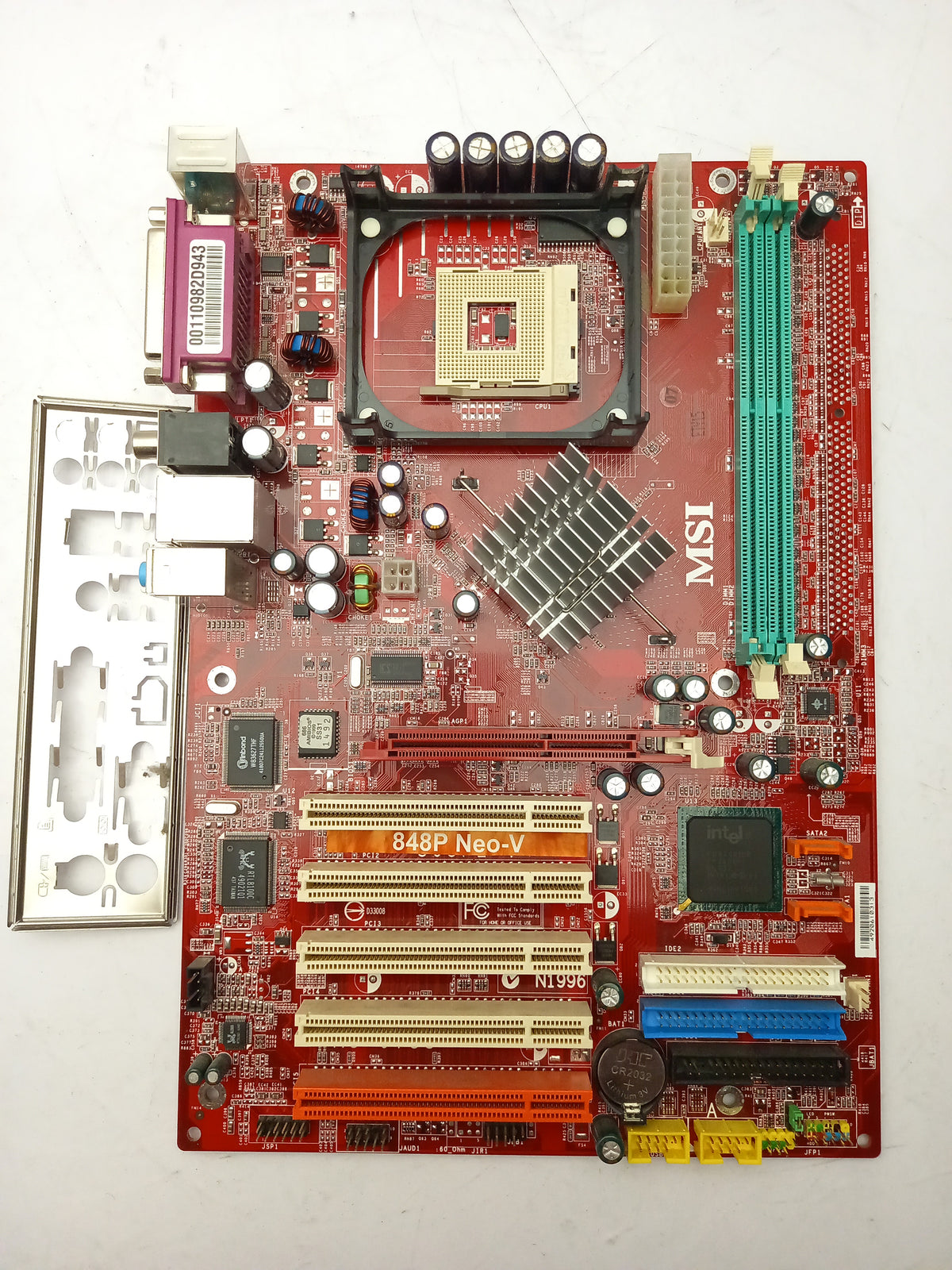 MSI MS-6788 848P Neo-V socket 478 motherboard DDR1 with I/O Shield
