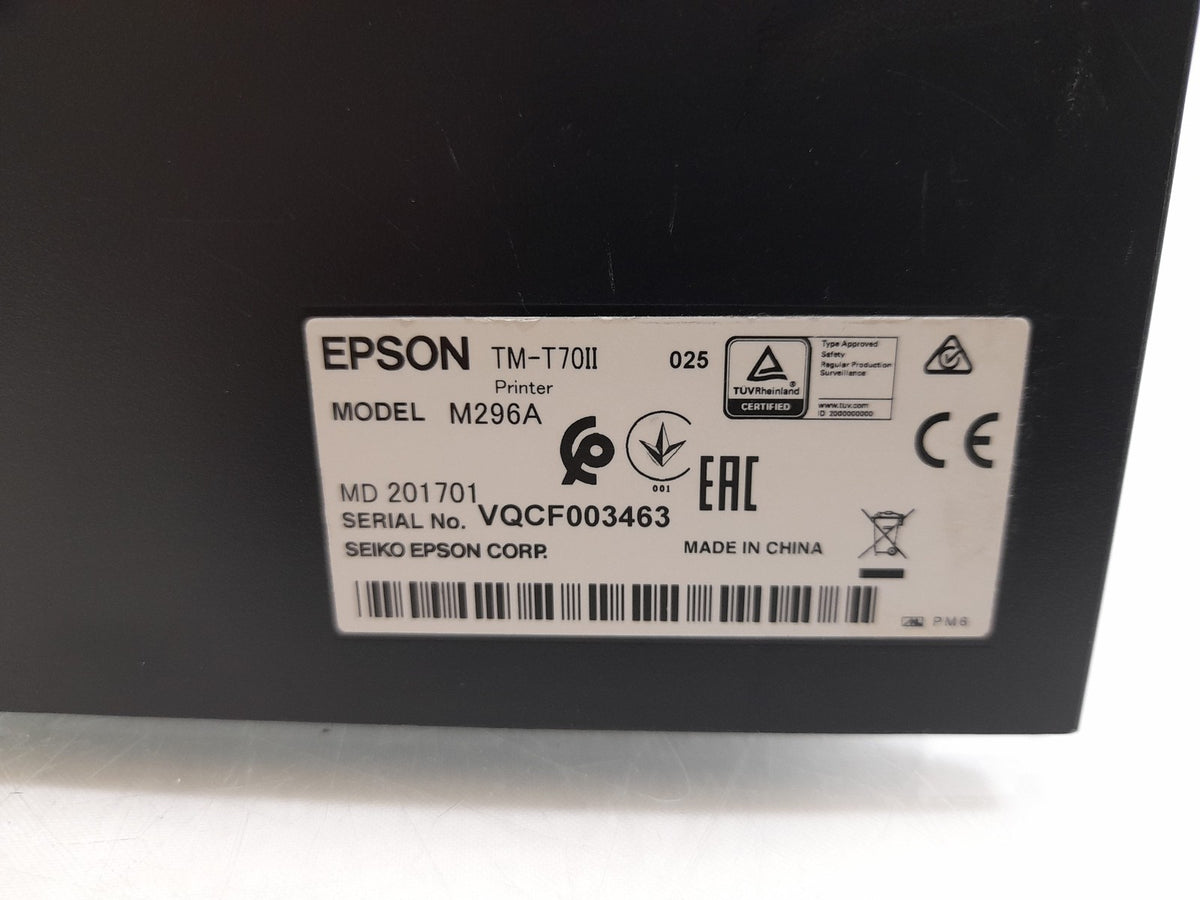 Epson M296A Fast Receipt Thermal POS Printer TM-T70II - No PSU