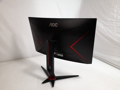 AOC G2 Series C27G2U 27" VGA DP HDMI 1920 x 1080 Curved Gaming Monitor 
