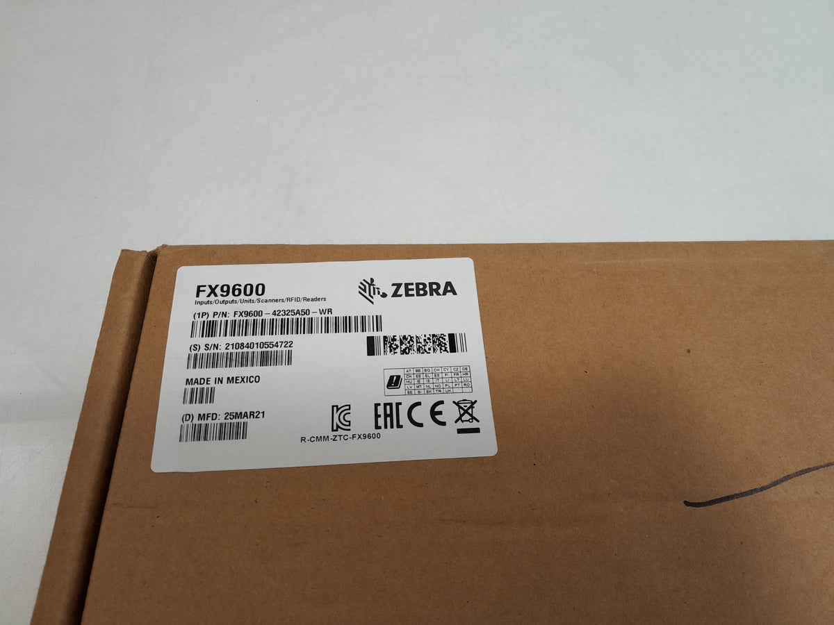 Zebra FX9600-42325A50-WR Fixed UHF RFID Reader - 4 port
