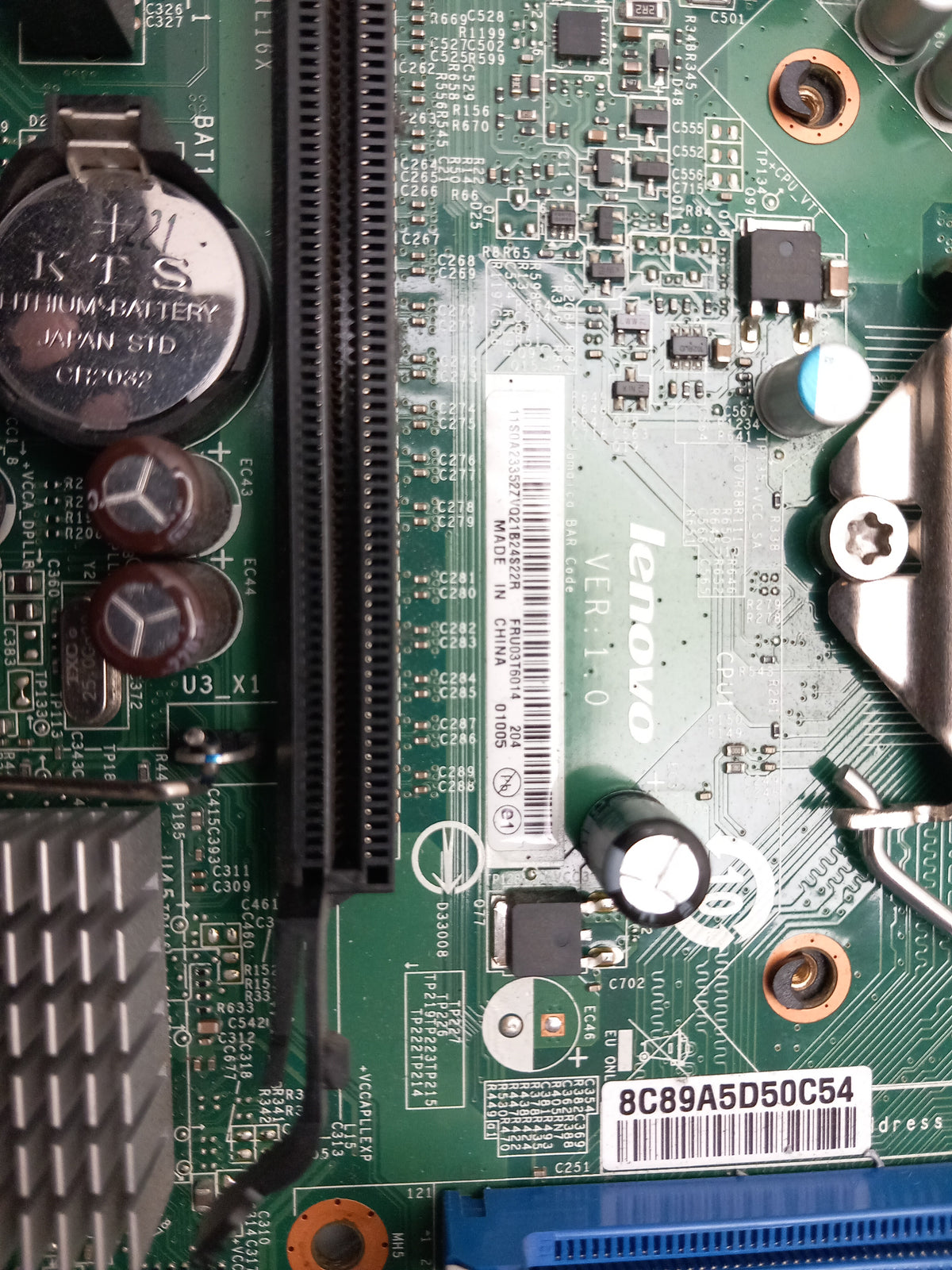 Lenovo ThinkCentre M71e Socket LGA775 Motherboard With I/O Shield 03T6014