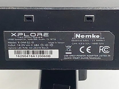 Zebra XPLORE X-DIM G2 ID Industrial Tablet Dock