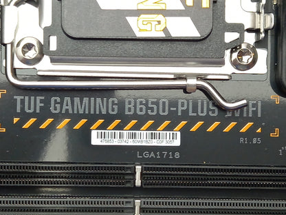 ASUS TUF GAMING B650-PLUS WIFI Socket AM5 DDR5 ATX Motherboard 90MB1BZ0-M0EAY0- Faulty