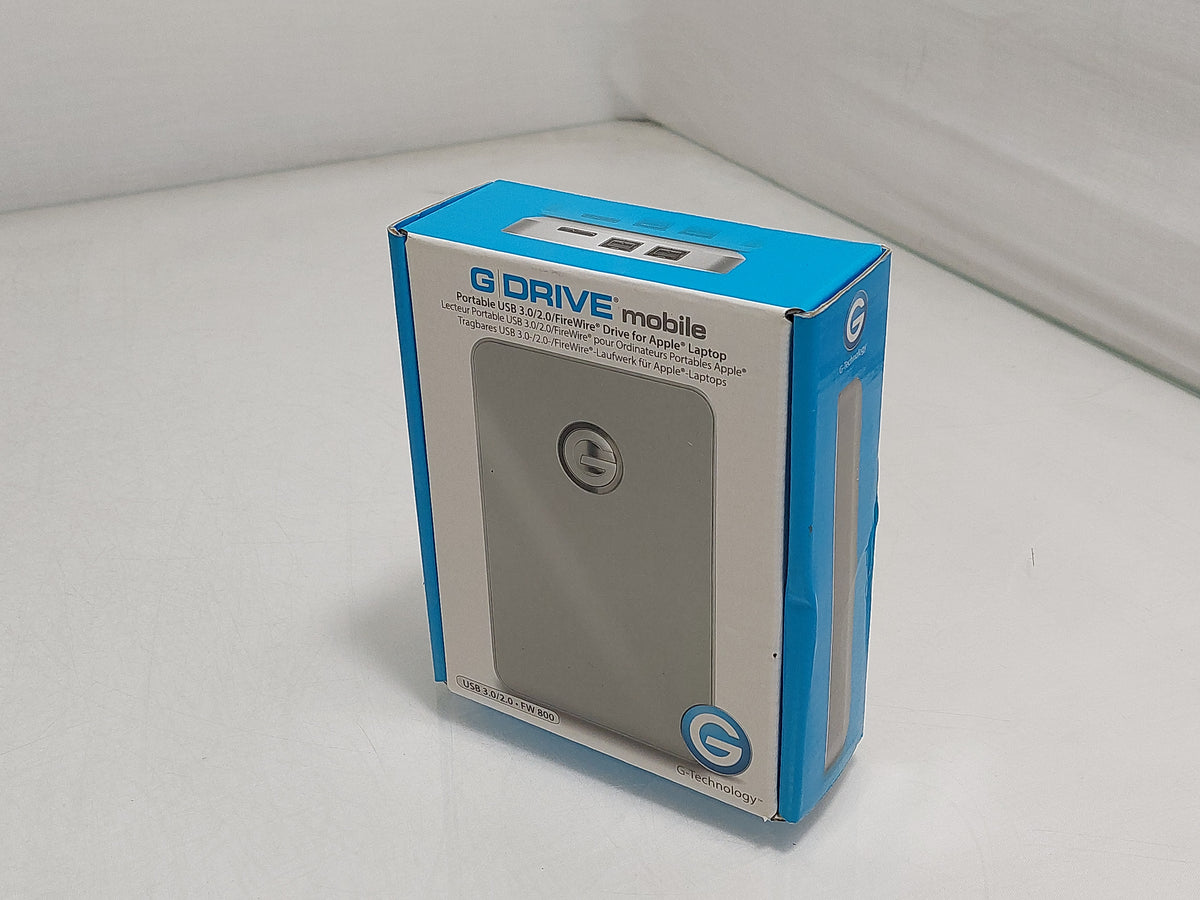G-Technology G-DRIVE mobile USB 500GB Silver Portable External Hard Drive 0G02384