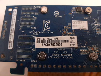 ASUS GeForce 210 Silent 1GB DDR3 PCI-E (LP) Video Graphics Card 210-SL-1GD3-BRK