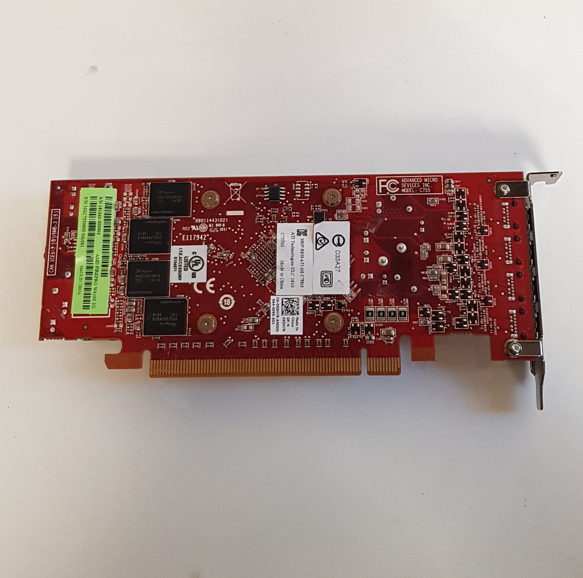 AMD FirePro W4100 2GB DDR5 PCIe Video Graphics Card 0XXH7R XXH7R