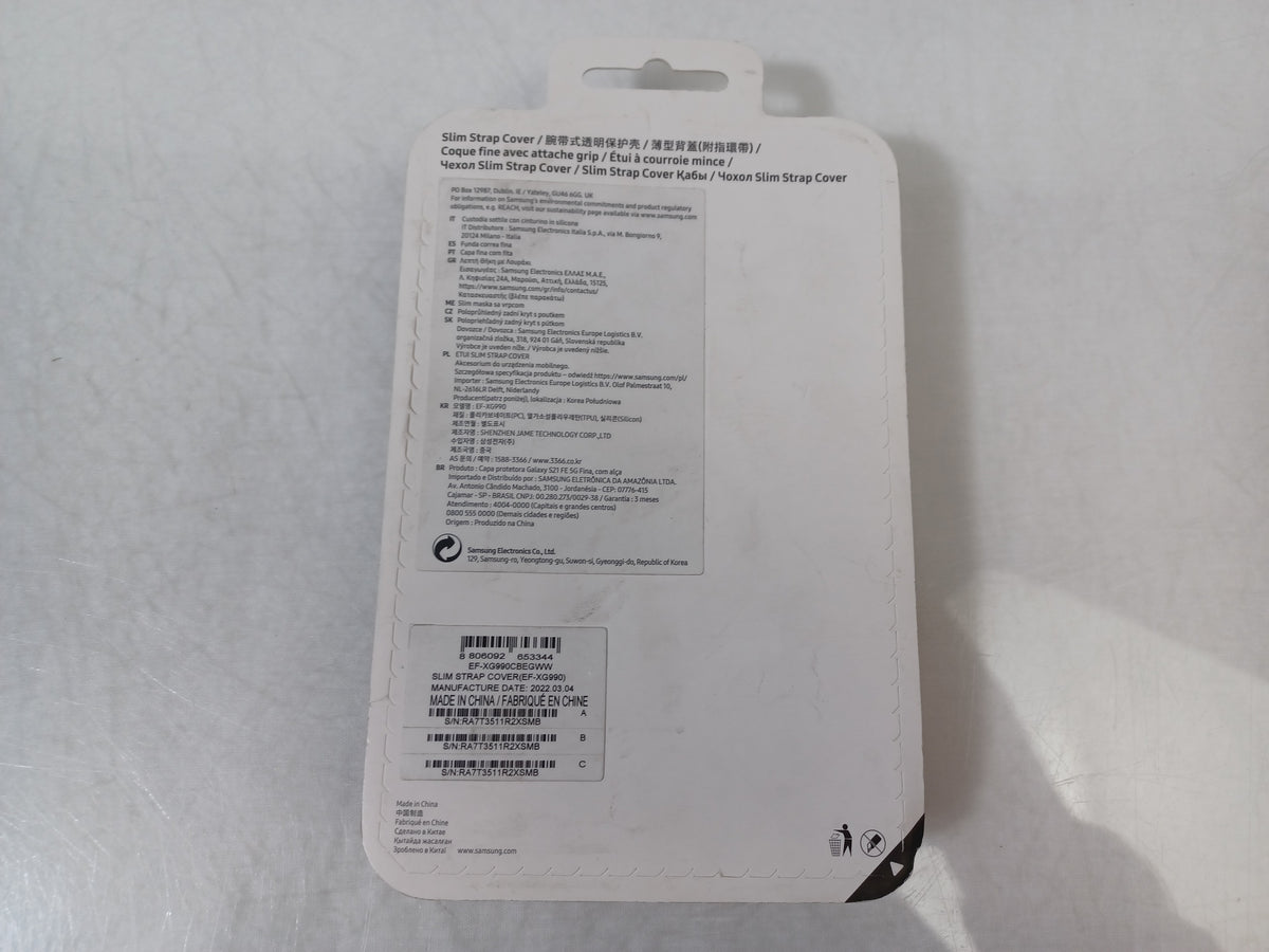 Samsung Clear Slim Strap Cover EF-XG990 for Galaxy S21 FE 5G