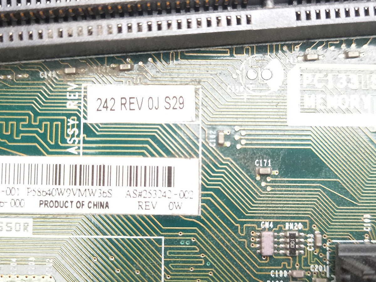 HP Compaq Socket 478 DDR1 Motherboard 253242-002 with I/O Shield