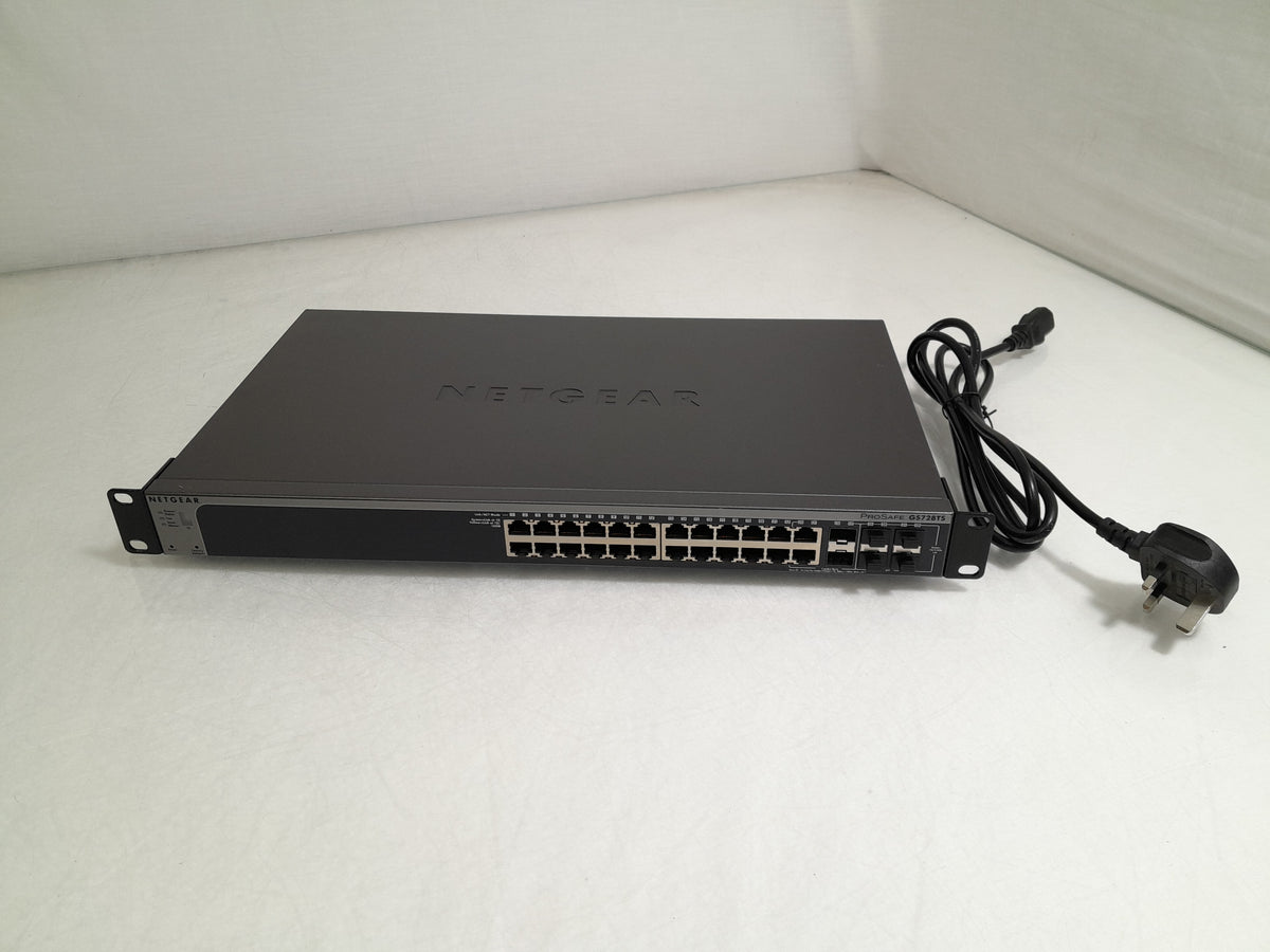 NETGEAR ProSAFE GS728TS 28-Port Gigabit Stackable Smart Managed Switch with 6 SFP Ports