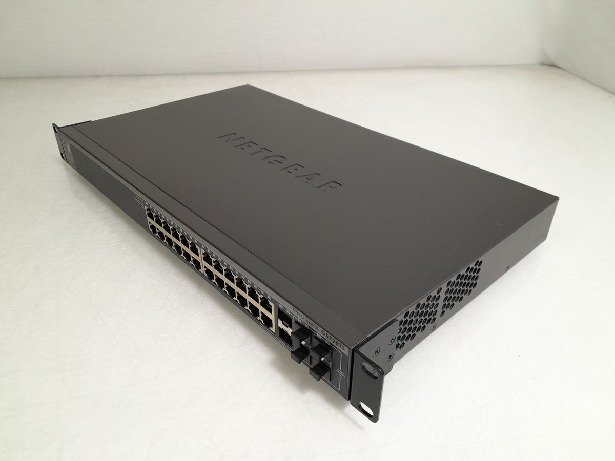 NETGEAR ProSAFE GS728TS 28-Port Gigabit Stackable Smart Managed Switch with 6 SFP Ports