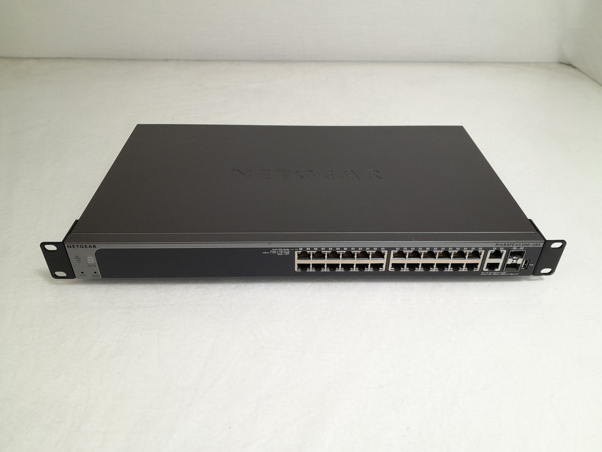 NETGEAR ProSAFE GS728TX 28-Port Gigabit Stackable Smart Managed Switch with 4 10G Ports