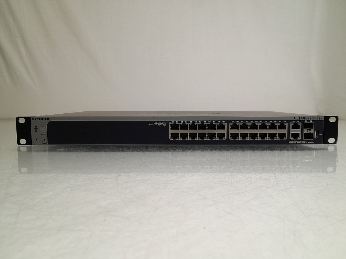 NETGEAR ProSAFE GS728TX 28-Port Gigabit Stackable Smart Managed Switch with 4 10G Ports