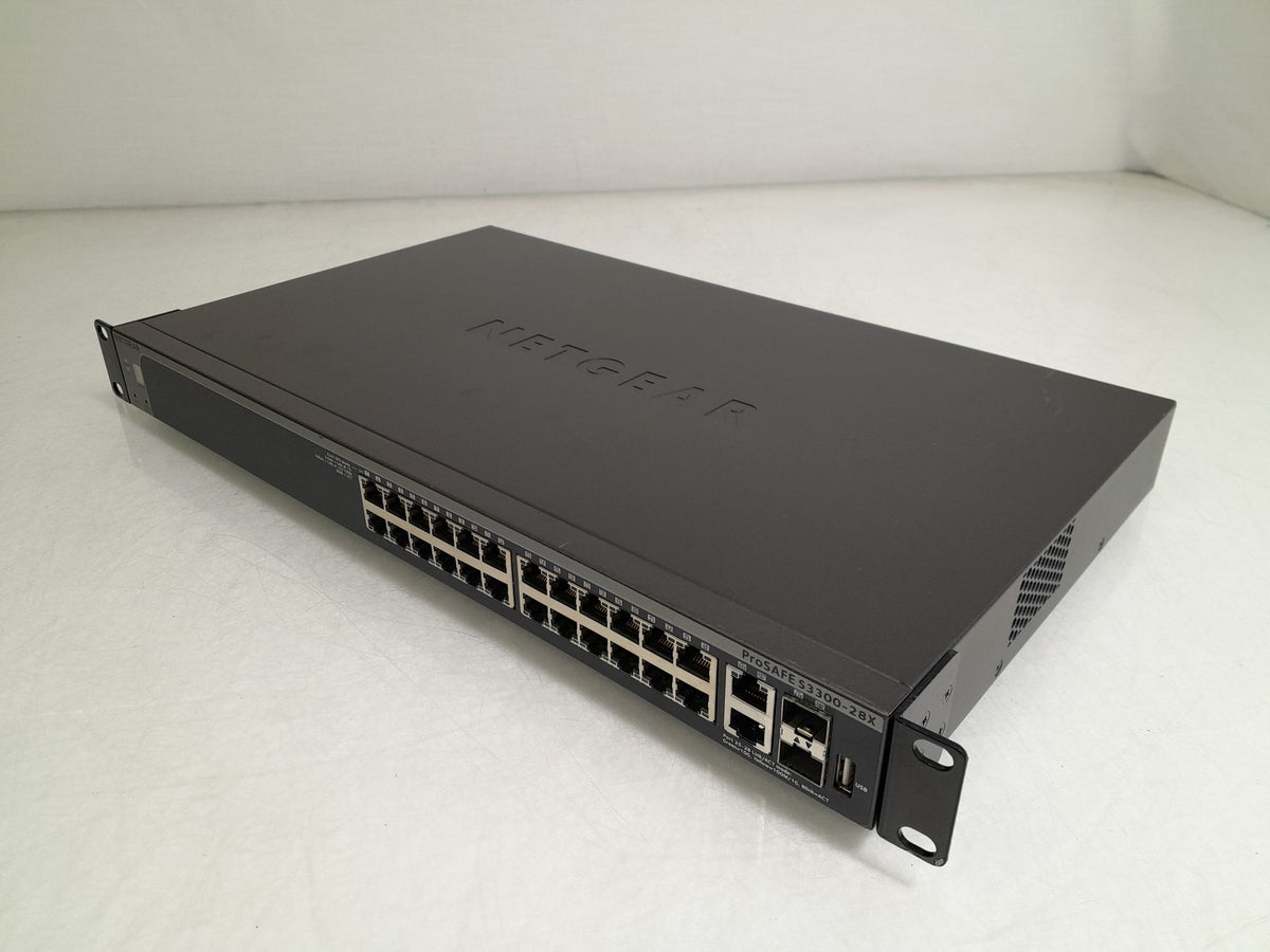 NETGEAR ProSAFE GS728TX 28-Port Gigabit Stackable Smart Managed Switch with 4 10G Ports