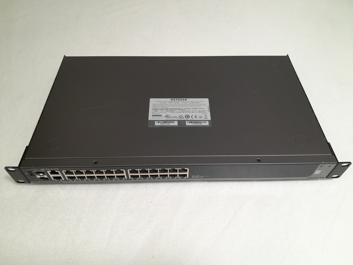 NETGEAR ProSAFE GS728TX 28-Port Gigabit Stackable Smart Managed Switch with 4 10G Ports