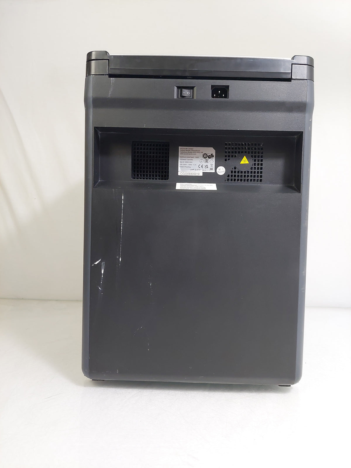 Rexel Optimum AutoFeed+ 100X Automatic P-4 Cross Cut Paper Shredder 34L