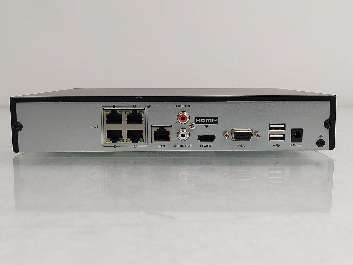 HiLook Hikvision NVR-104MH-C/4P 4CH PoE 4K 8MP Network Video Recorder