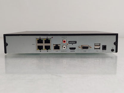 HiLook Hikvision NVR-104MH-C/4P 4CH PoE 4K 8MP Network Video Recorder