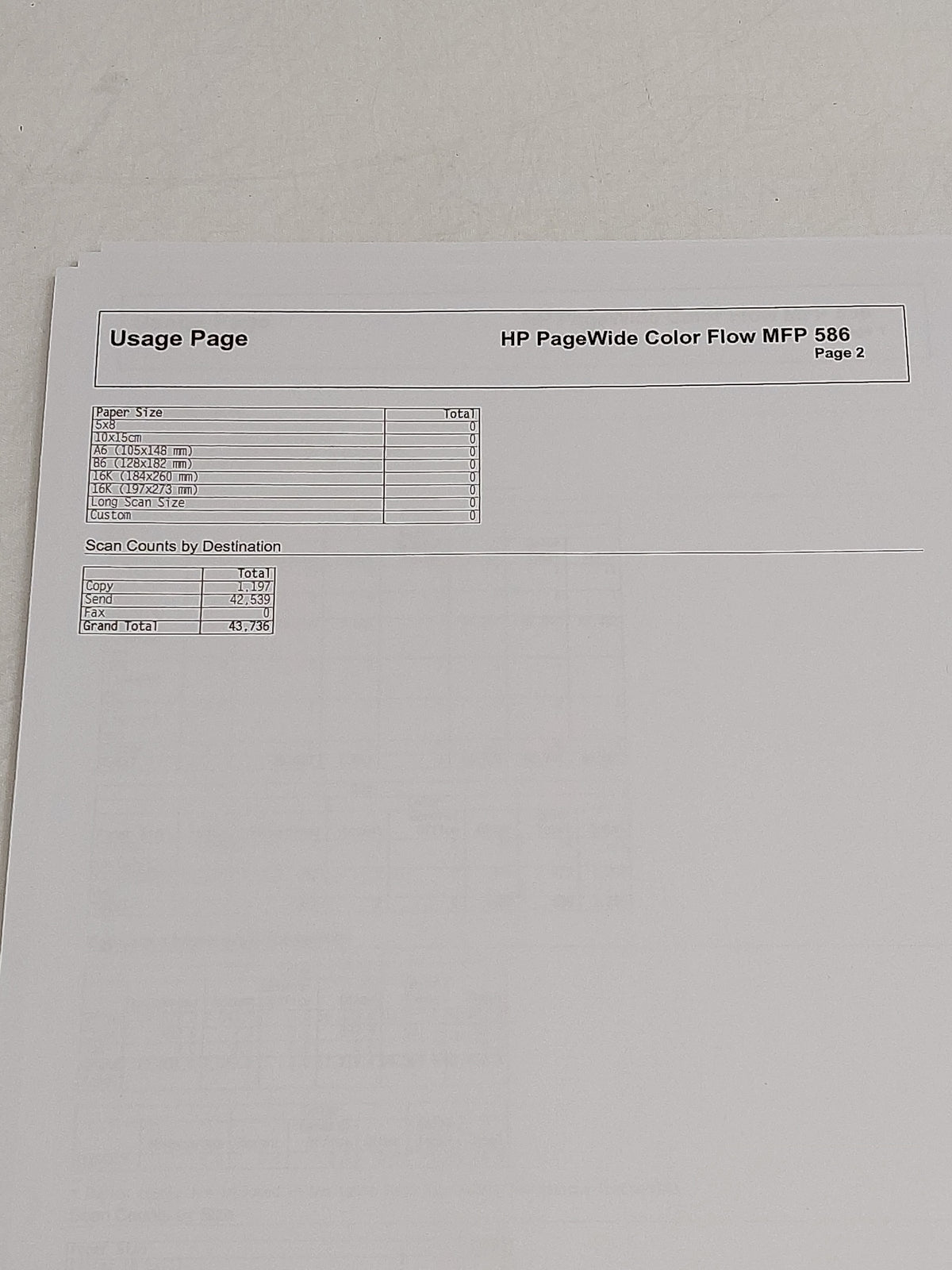 HP PageWide Enterprise Color Flow MFP 586z G1W41A A4 Colour Printer
