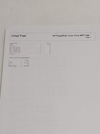 HP PageWide Enterprise Color Flow MFP 586z G1W41A A4 Colour Printer