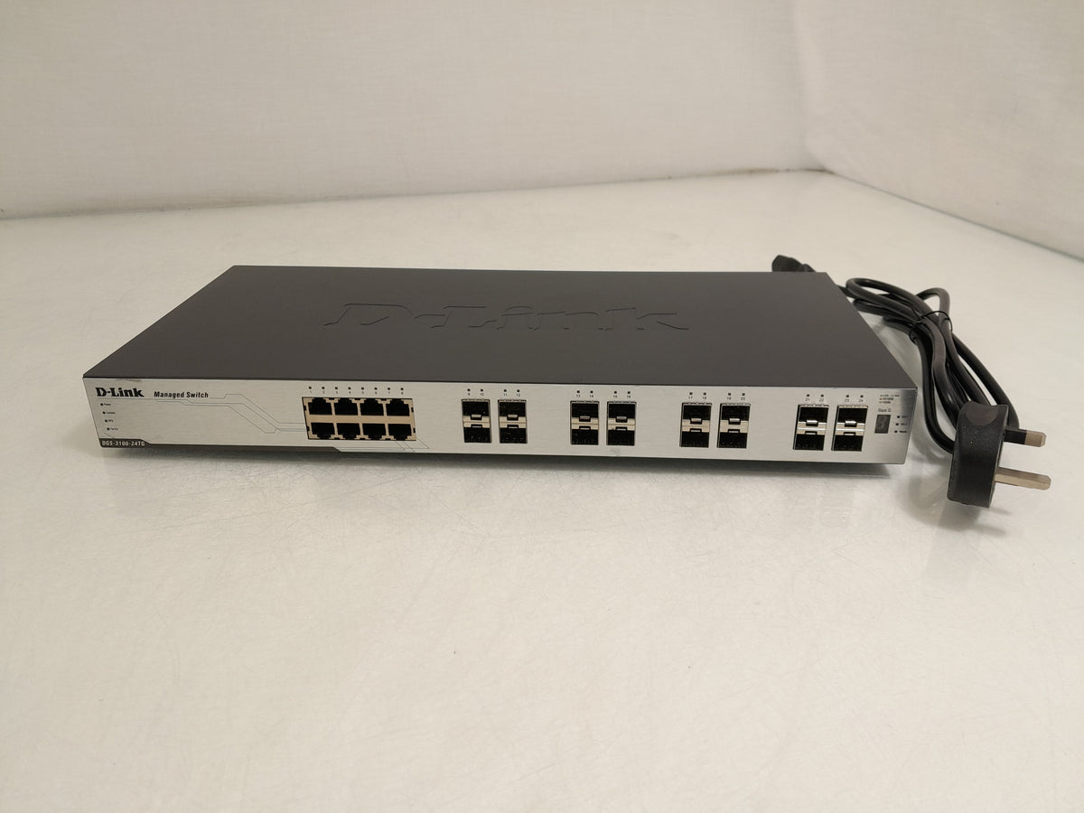 D-Link DGS-3100-24TG 24-Port L2 Managed Gigabit Stackable Switch